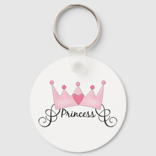 Porte-clés Princess With Crown - Personnalisable