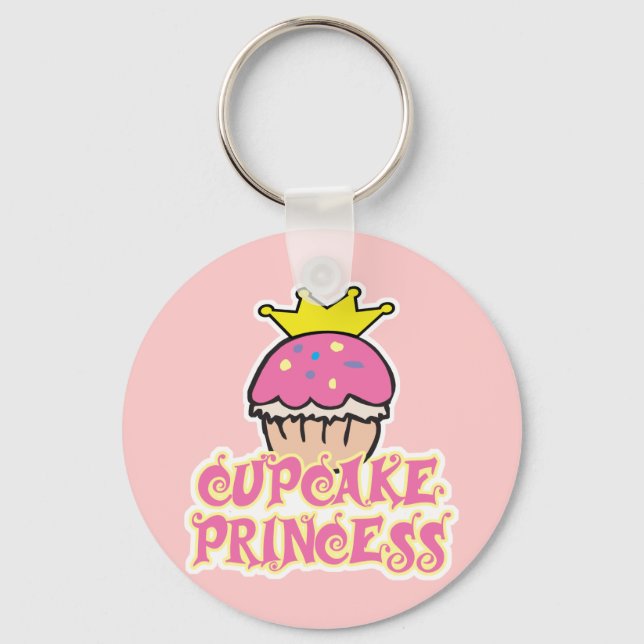 Porte-clés Princesse Cupcake (Recto)