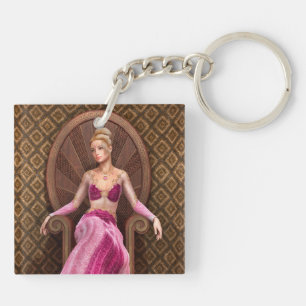Porte-clés Princesse de conte de fées