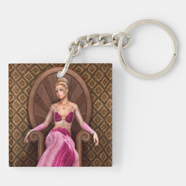 Porte-clés Princesse de conte de fées (Dos)