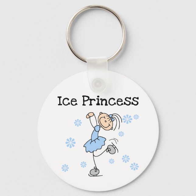 Porte-clés Princesse de patinage sur glace (Recto)