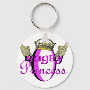 Porte-clés princesse de rugby