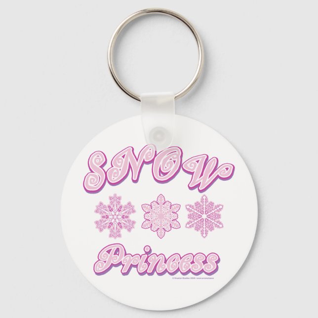 Porte-clés Princesse des neiges (Recto)
