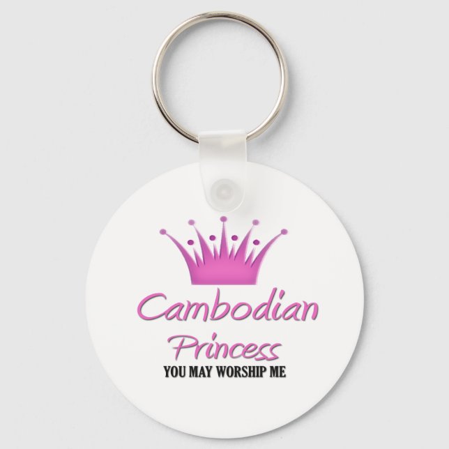 Porte-clés Princesse du Cambodge (Recto)