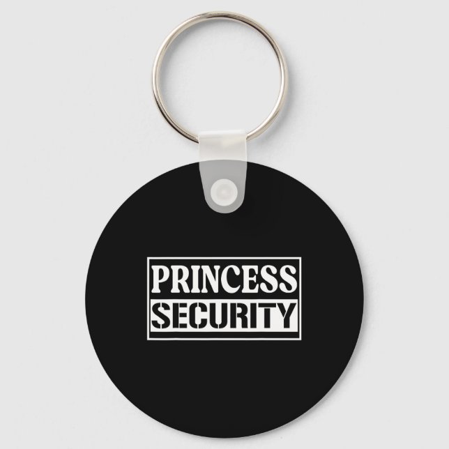 Porte-clés Princesse Sécurité Fun Anniversaire Halloween Part (Recto)