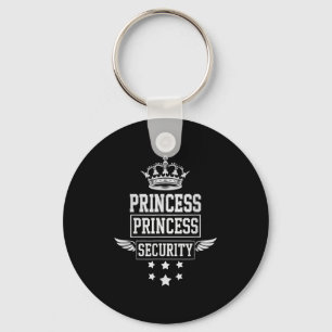 Porte-clés Princesse Sécurité Rétro Anniversaire Papa Maman G