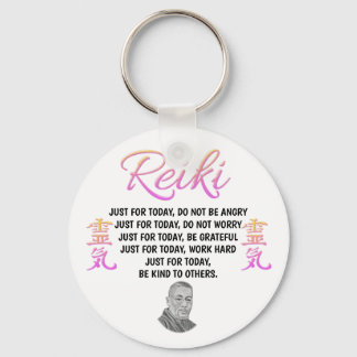 Porte-clés Principes de Reiki Pretty Rose Clavier