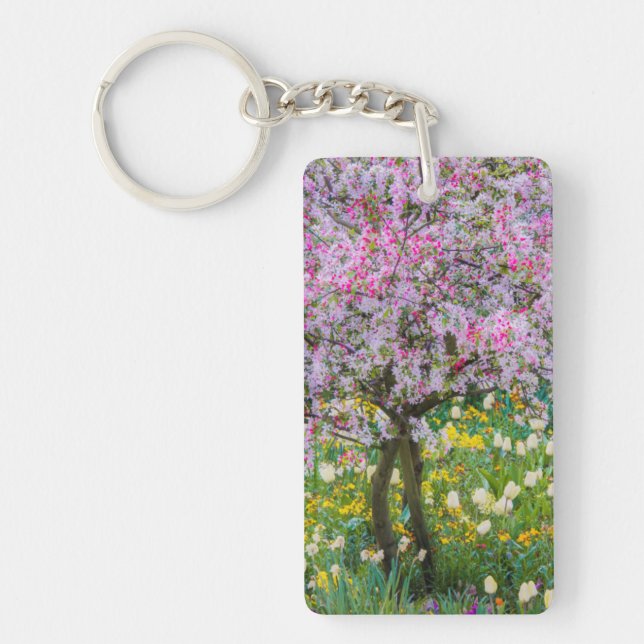 Porte-clés Printemps dans le jardin de Claude Monet (Devant)