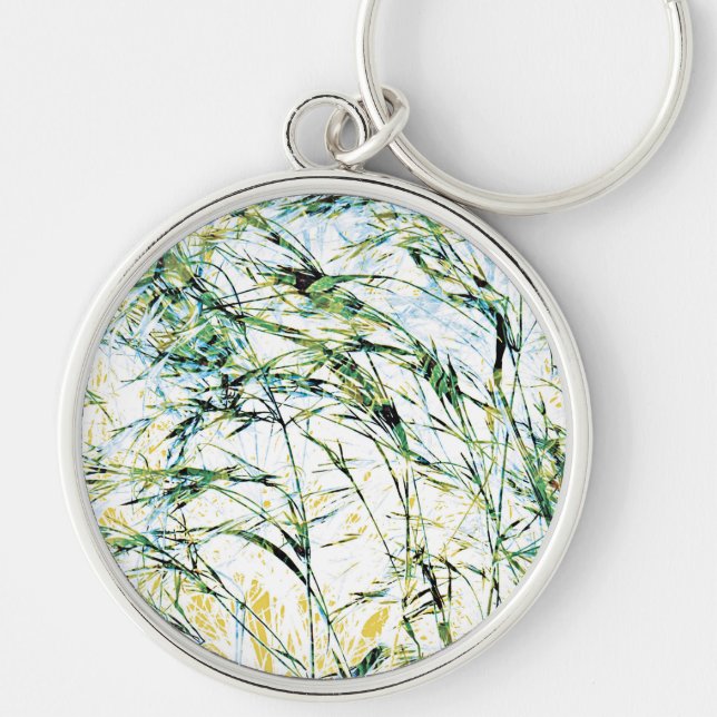 Porte-clés Printemps été nature fleur fleurie art design (Devant)