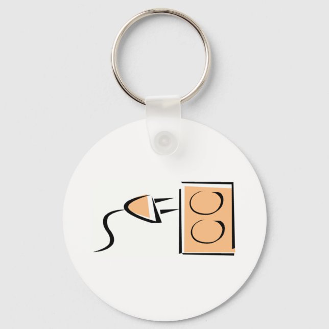 Porte-clés Prise électrique (Recto)