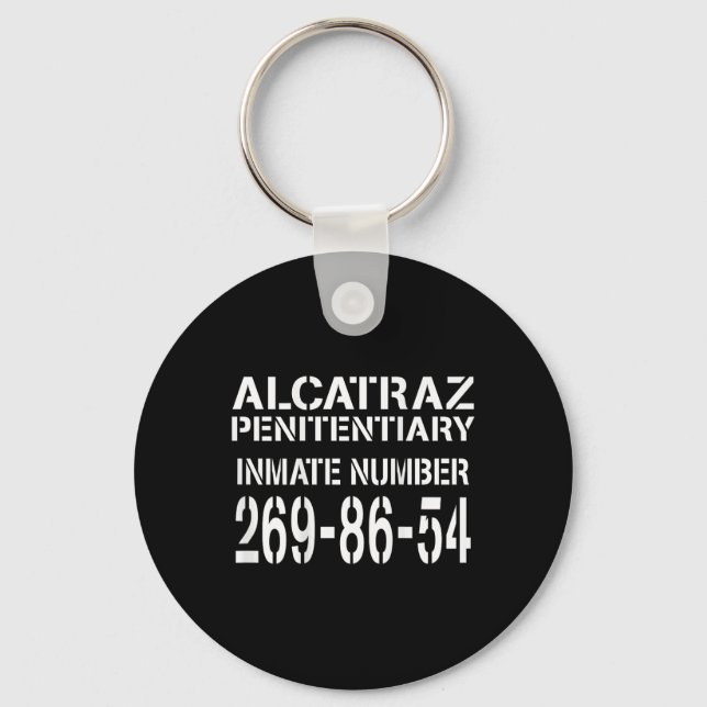 Porte-clés Prison d'Alcatraz Drôle costume de prisonnier Hall (Recto)