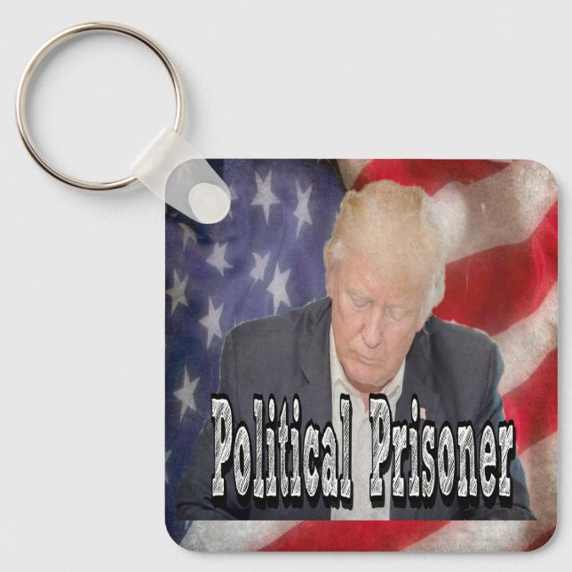 Porte-clés Prisonnier politique de Trump (Recto)
