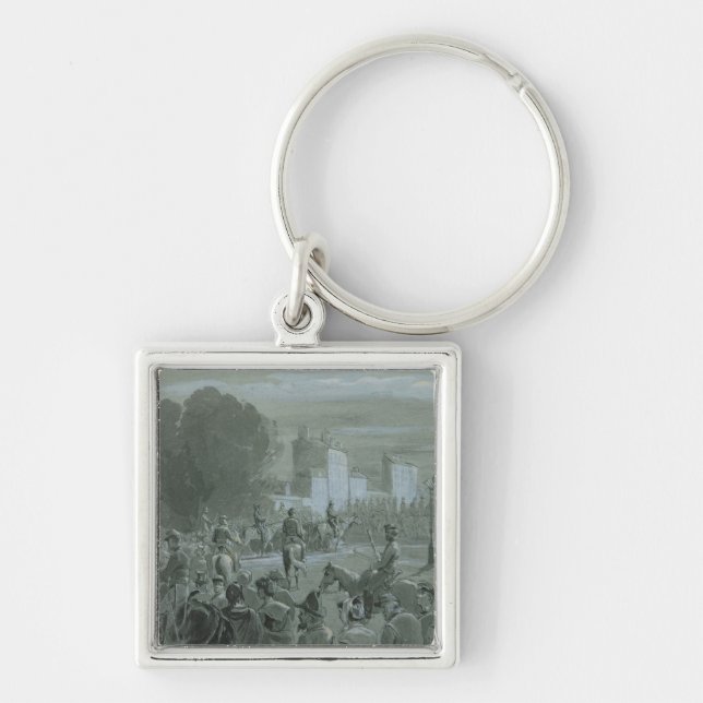 Porte-clés Prisonniers de Communard escortés à Versailles, (Devant)