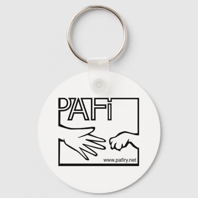 Porte-clés Pro Animals Finland BW Logo (Recto)