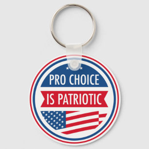Porte-clés Pro Choice est une féministe américaine patriotiqu