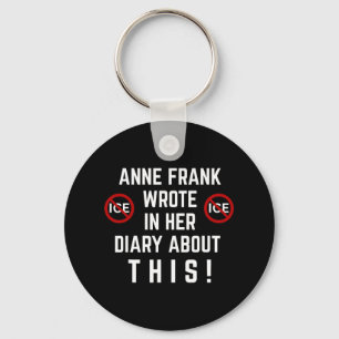 Porte-clés Pro-immigrant anti-glace anti-discrimination anti