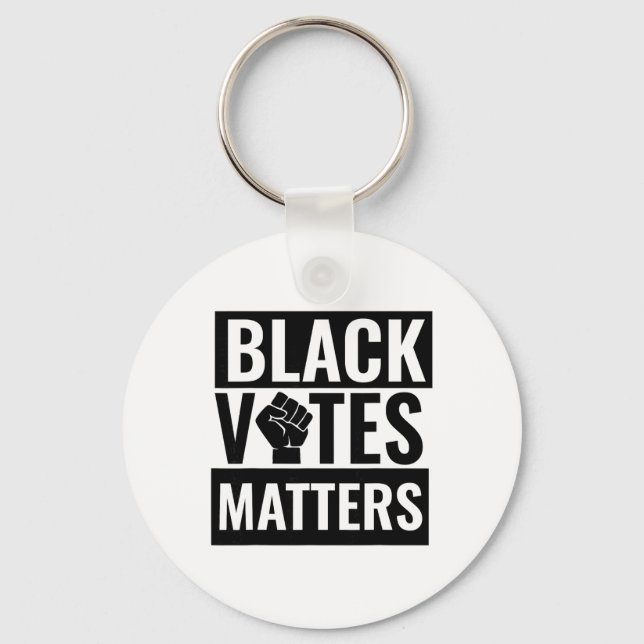 Porte-clés Problème de votes noirs  (Recto)