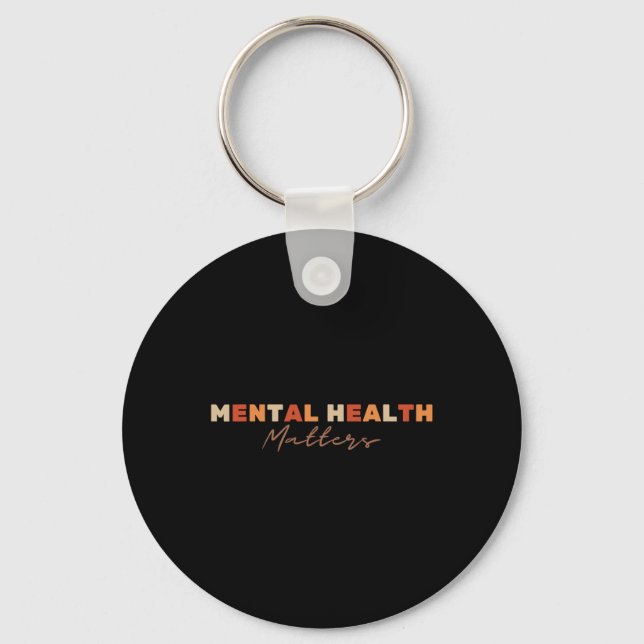 Porte-clés Problèmes de santé mentale Dépression Suicide (Recto)