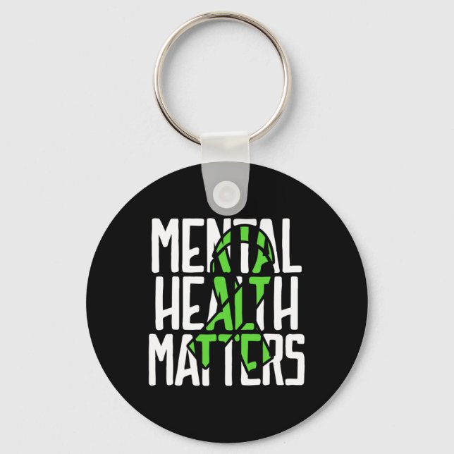 Porte-clés Problèmes de santé mentale Lutter contre la stigma (Recto)