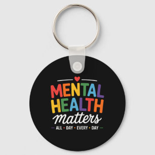 Porte-clés Problèmes de santé mentale Thérapeute Psychologue
