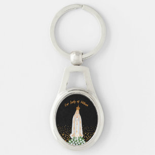 Porte-clés Procession de Notre-Dame de Fatima aux bougies