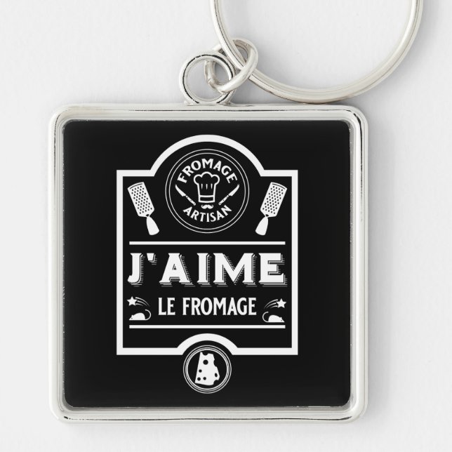 Porte-clés Producteur de fromage (Devant)