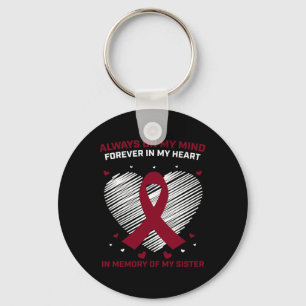 Porte-clés Produits de cancer du sang de don Soeur Myélome mu