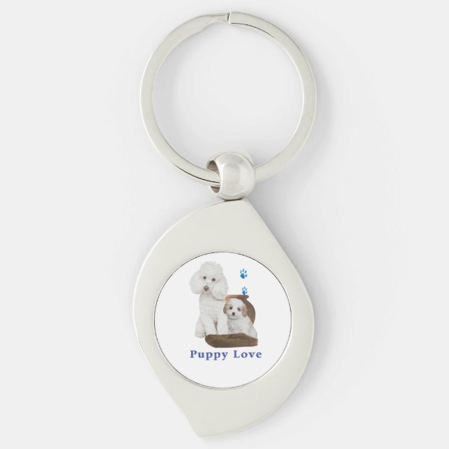 Porte-clés produits de caniche (Devant)