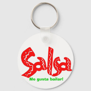 Porte-clés Produits de logo de danse de Salsa !