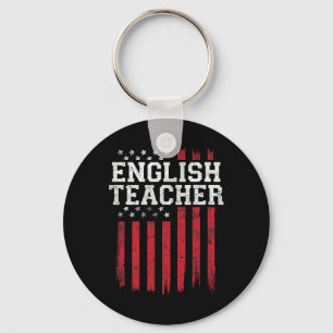 Porte-clés Professeur anglais drapeau américain Patriot Patri