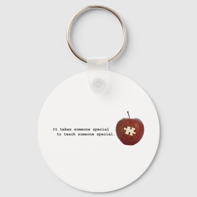 Porte-clés Professeur d'autisme (Recto)