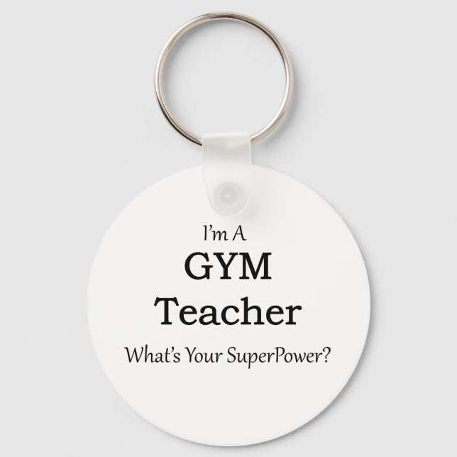 Porte-clés Professeur de gym (Recto)