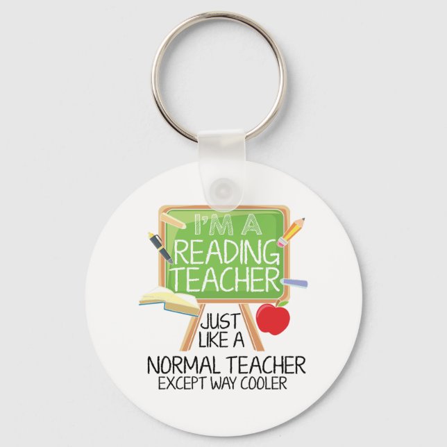 Porte-clés Professeur de lecture (Recto)