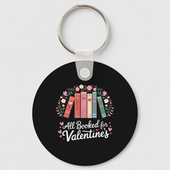 Porte-clés Professeur de lecture Valentine's Day Tous Réservé (Recto)
