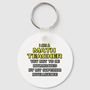 Porte-clés Professeur de mathématiques...intelligence supérie