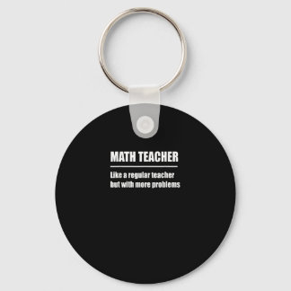 Porte-clés Professeur De Mathématiques Professeur Régulier Ma