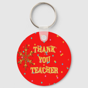Porte-clés Professeur de Merci festif