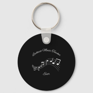 Porte-clés Professeur de musique chanceux jamais