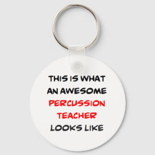 Porte-clés professeur de percussion, super
