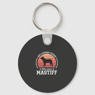 Porte-clés Professeur de physique Mastiff amateur de chiens