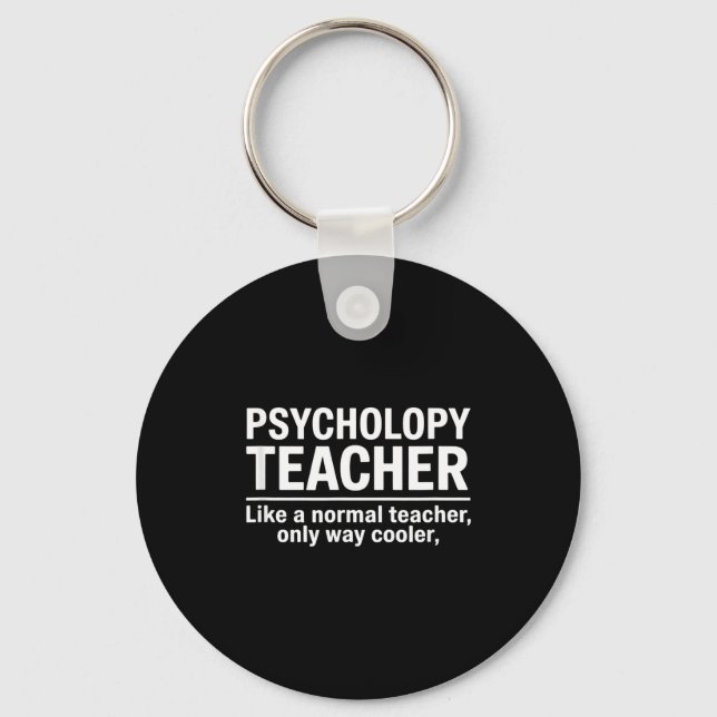 Porte-clés Professeur de psychologie citation drôle plus cool (Recto)