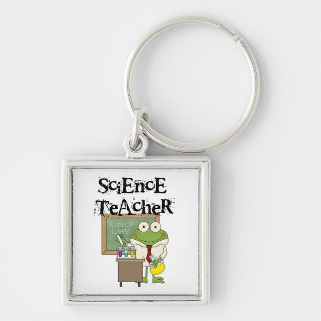 Porte-clés Professeur de Sciences de grenouille (Devant)