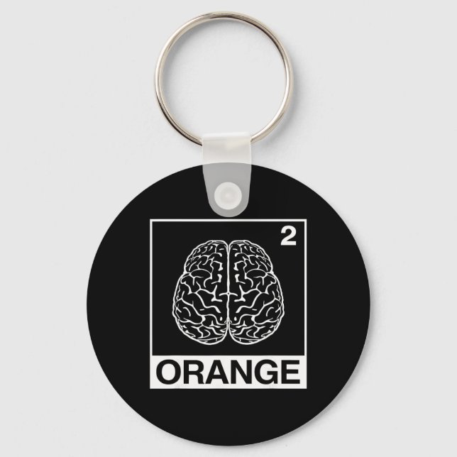 Porte-clés Professeur de sciences de l'étudiant en neurologie (Recto)