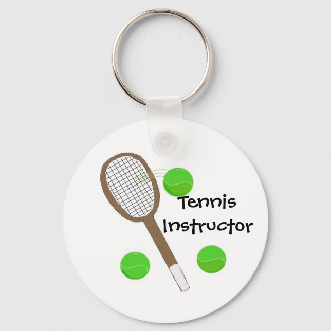 Porte-clés Professeur de tennis (Recto)