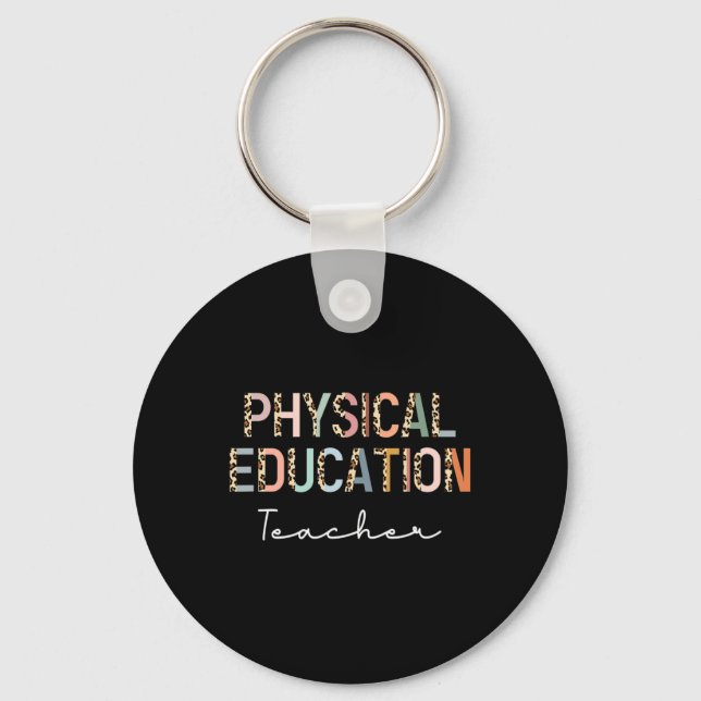 Porte-clés Professeur d'éducation physique Leopard Ck rentre  (Recto)