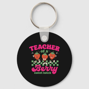 Porte-clés Professeur d'un design de fraise Tch amusant et tr