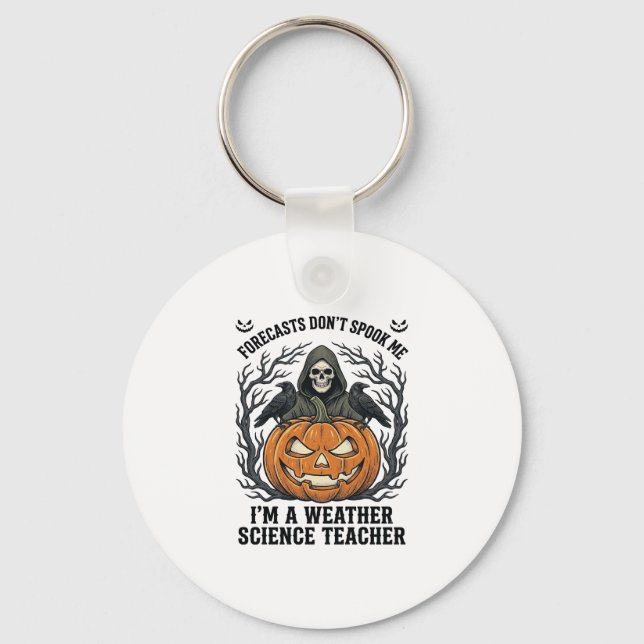 Porte-clés Professeur Météo Halloween Épouvantable Faucheur C (Recto)