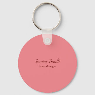 Porte-clés Professional Modern Minimaliste Ajouter un nom per