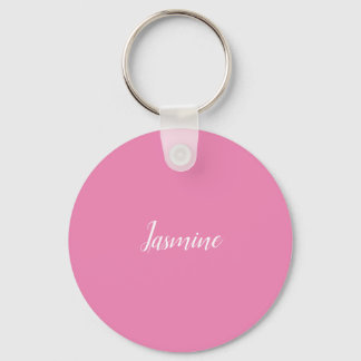 Porte-clés Professionnel Moderne Minimaliste Rose