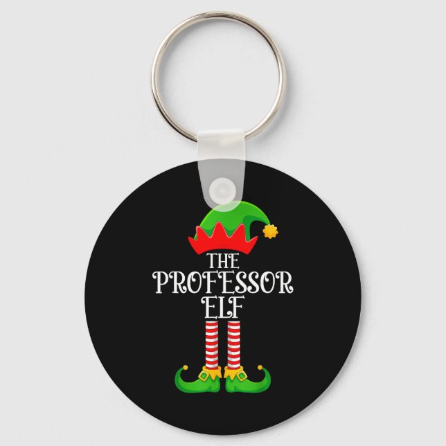 Porte-clés Professor Elf Christmas Family Matching Funny Love (Recto)